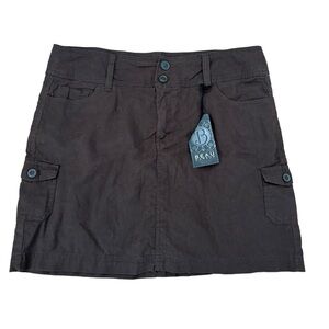 Beau Dawson Skirt Women’s Size‎ 12 NWT Linen/Cotton Brown Skirt Y2K Skirt